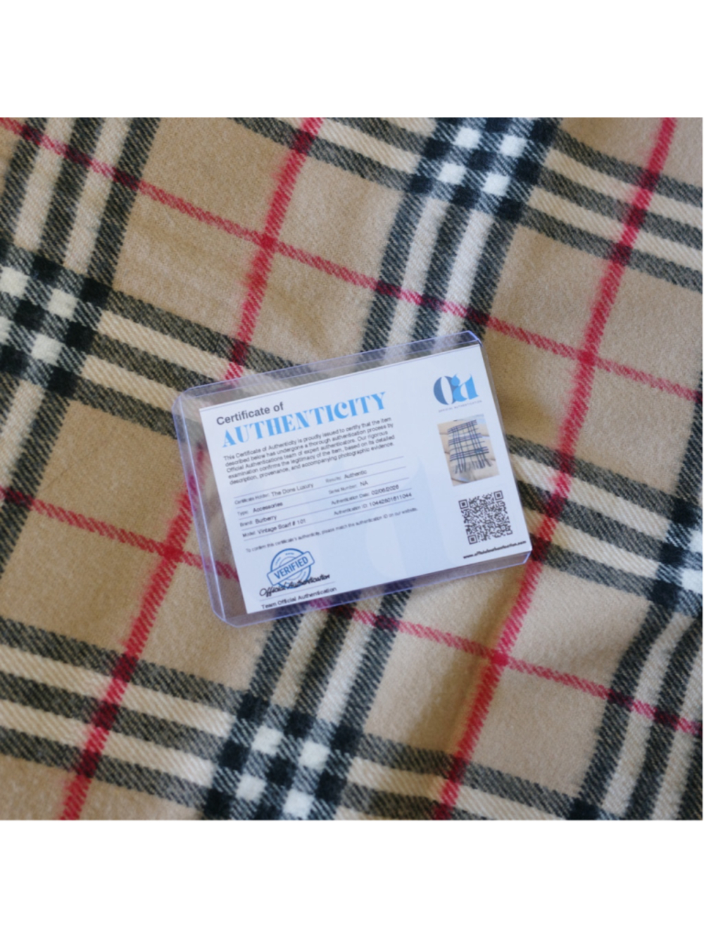 Burberry Vintage Check 100% Cashmere Scarf EXCELLENT - Picture 7 of 7